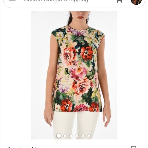 🔥ee:some Floral Cold Shoulder top - Picture 7 of 7